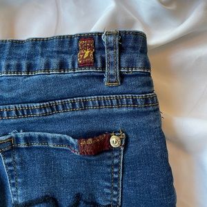 7 for all mankind jean shorts